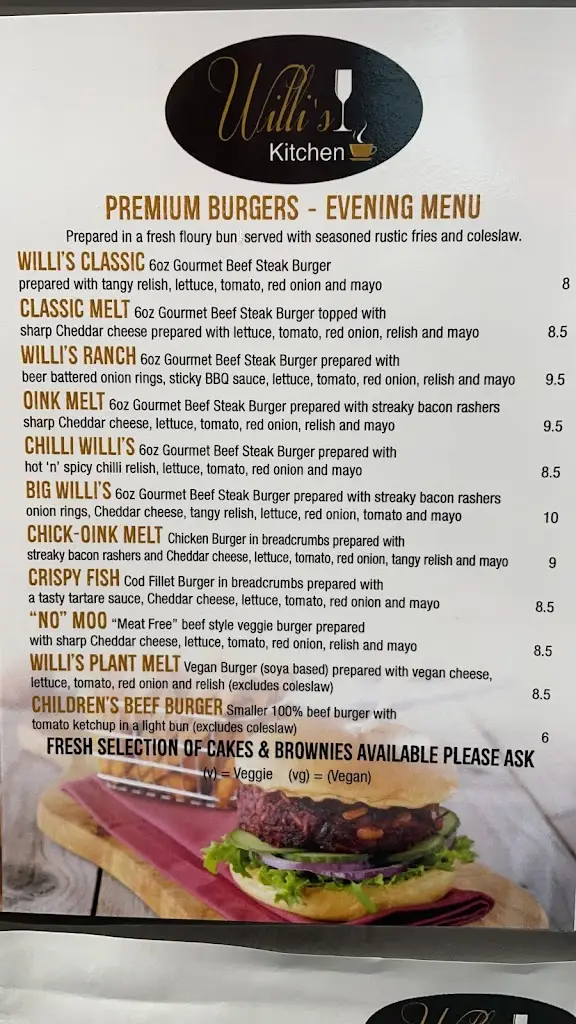Menu_Willi's Coffee Shop, Bar & Kitchen_Studley_image_4