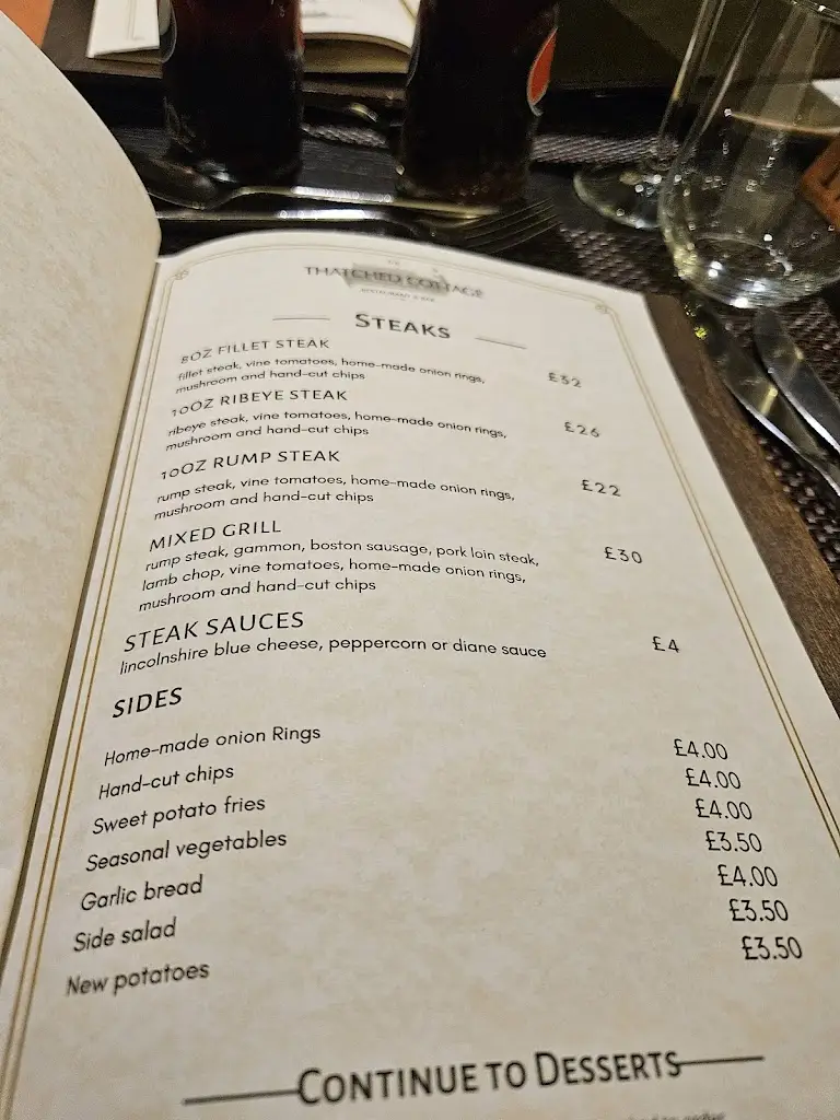 Menu_The Thatched Cottage Restaurant_Sutterton_image_1