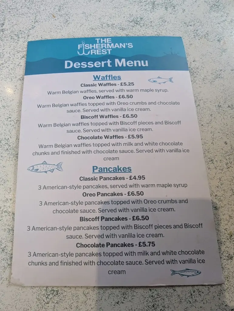 Menu_The Fisherman's Rest_Sutterton_immagine_2