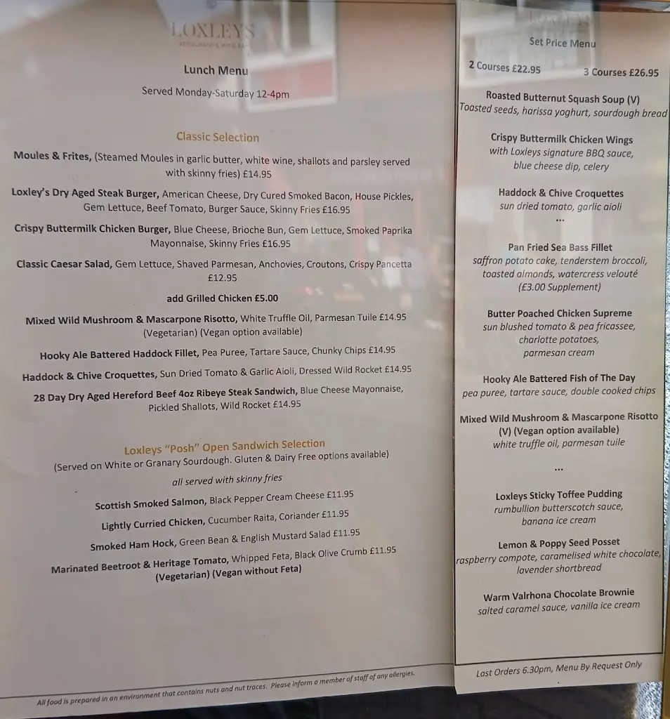 Menu_Loxleys Restaurant & Wine Bar_Stratford-upon-Avon_image_2