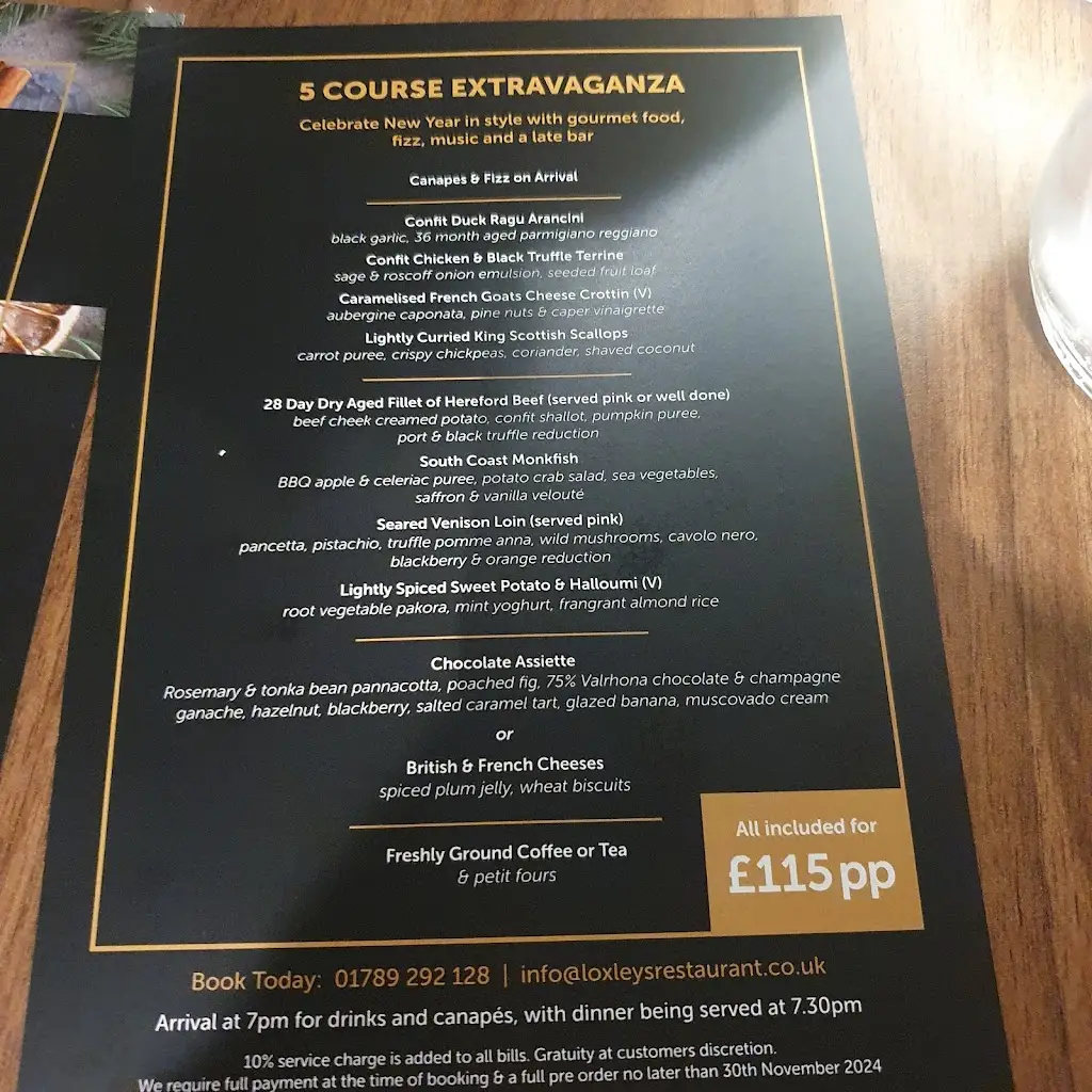 Menu_Loxleys Restaurant & Wine Bar_Stratford-upon-Avon_image_3