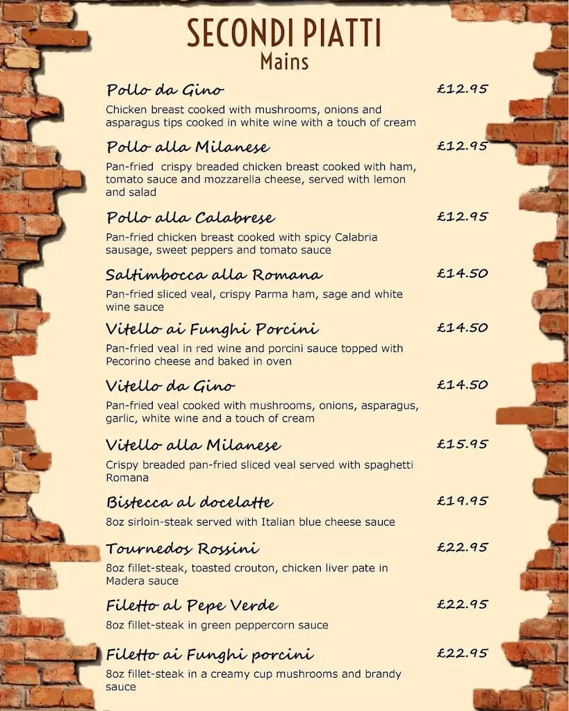 Menu_Osteria Da Gino_Stratford-upon-Avon_immagine_1