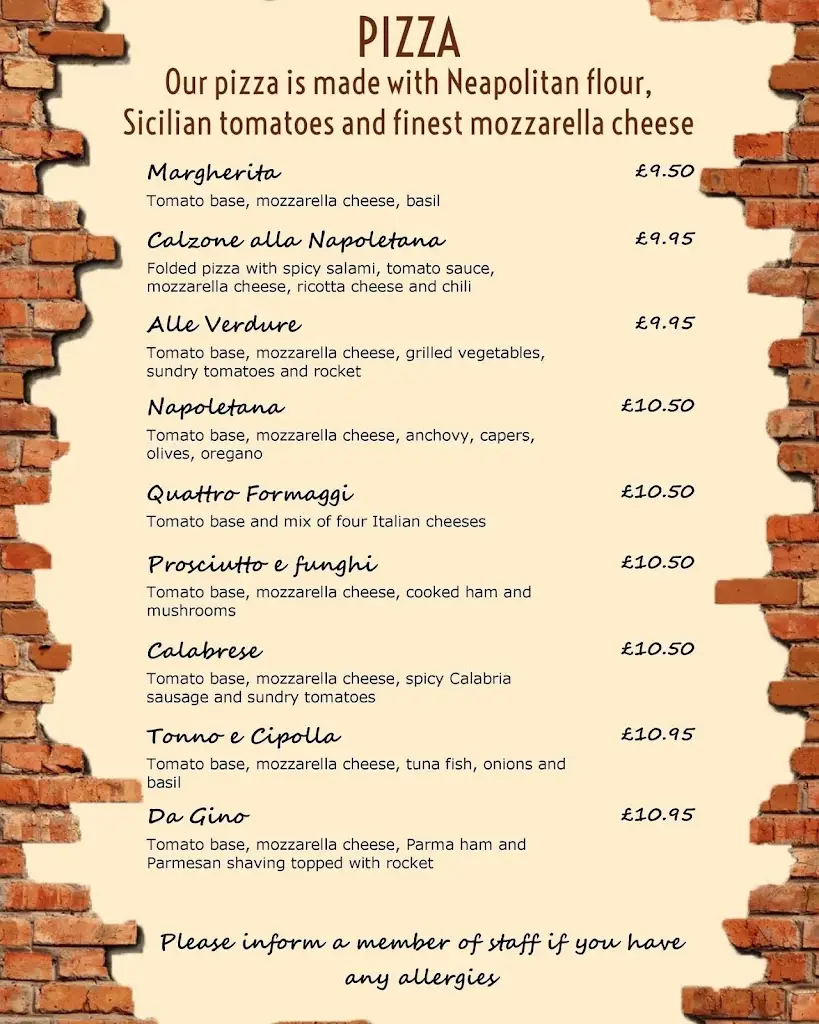Menu_Osteria Da Gino_Stratford-upon-Avon_immagine_3