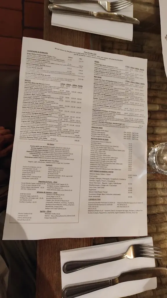 Menu_The Vintner_Stratford-upon-Avon_image_1