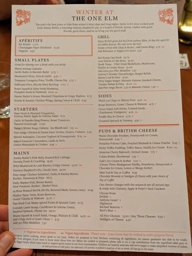 Menu_The One Elm_Stratford-upon-Avon_image_2