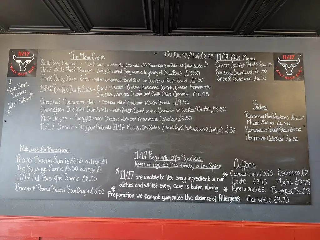 Menü_11/17 Salt Beef Ltd_Stratford-upon-Avon_Bild_2