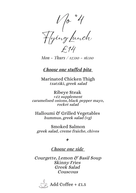 Menu_N°4 Mediterranean Bar & Restaurant_Stratford-upon-Avon_image_3