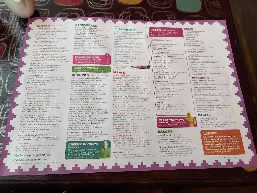 Menu_Prospero Lounge_Stratford-upon-Avon_image_3