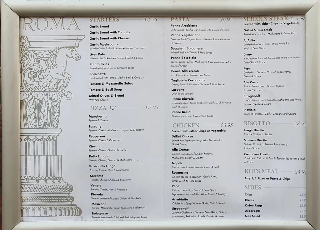 Menu_Roma Restaurant_Sunderland_image_1