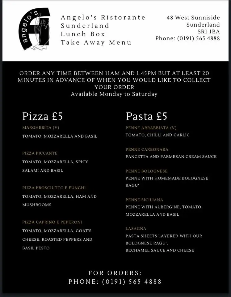 Menu_Angelo's Restaurant & Cocktails Bar_Sunderland_image_4