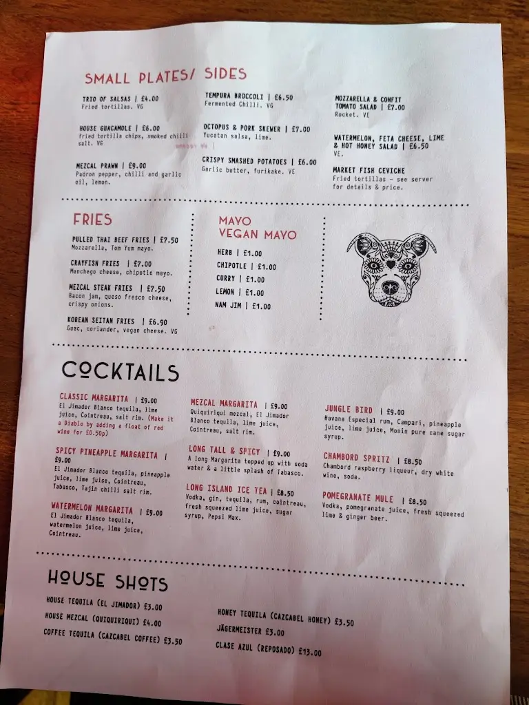 Menu_Mexico 70_Sunderland_image_4