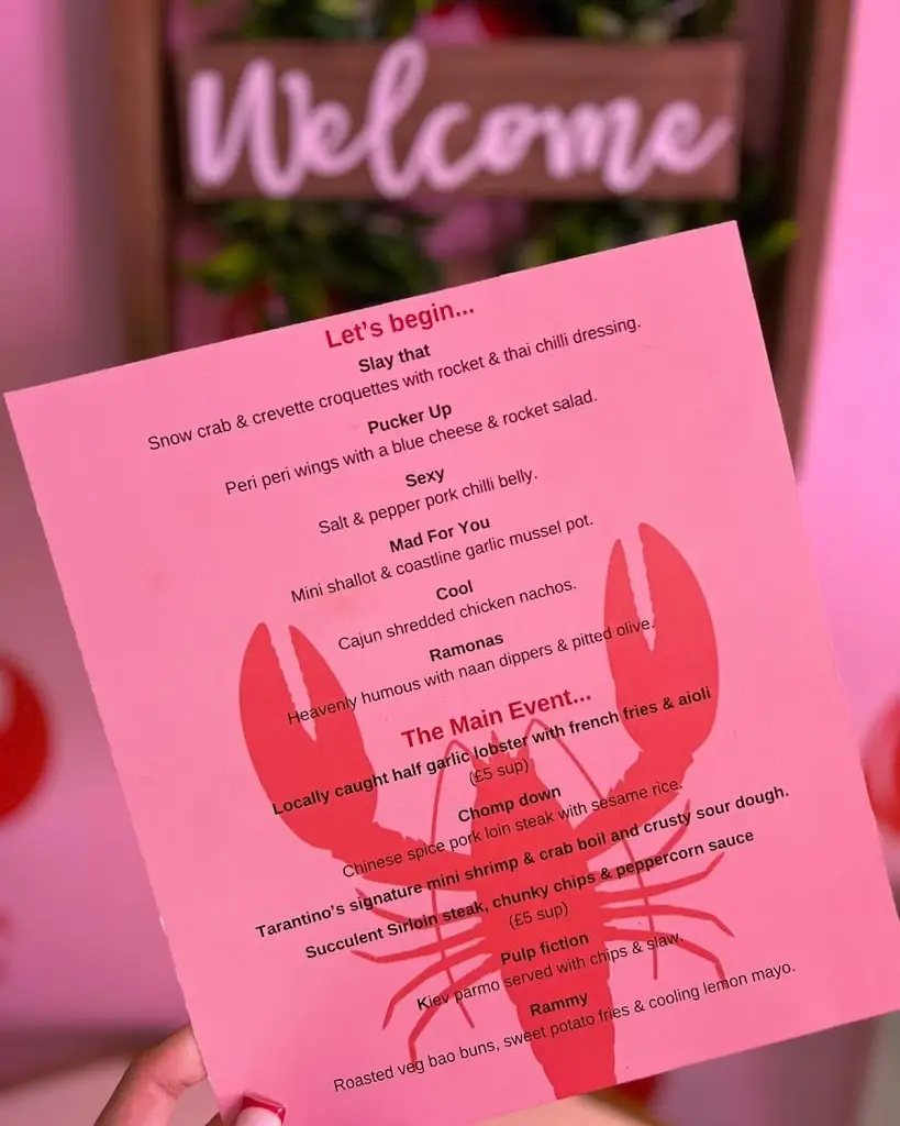 Menu_Tarantinos Seafood and Steakhouse Sunderland_Sunderland_image_1