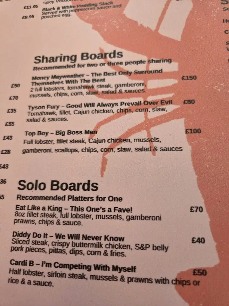 Menu_Tarantinos Seafood and Steakhouse Sunderland_Sunderland_image_2