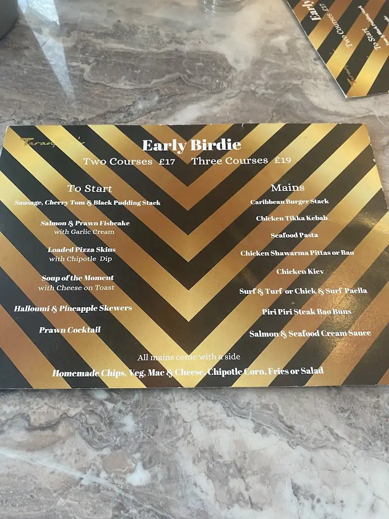 Menu_Tarantinos Seafood and Steakhouse Sunderland_Sunderland_image_3