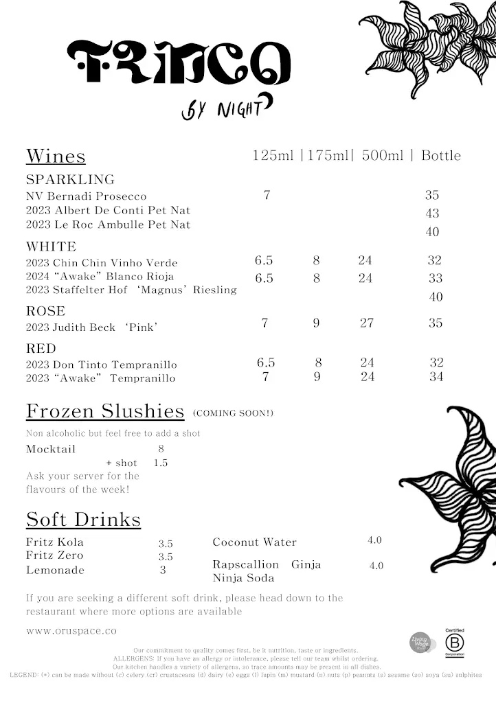 Menu_Trinco - Rooftop Bar_Sutton_image_2