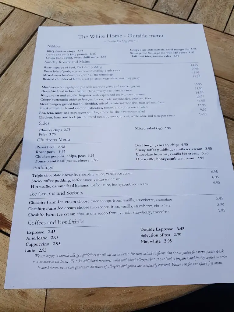 Menu_The White Horse_Beaconsfield_image_4