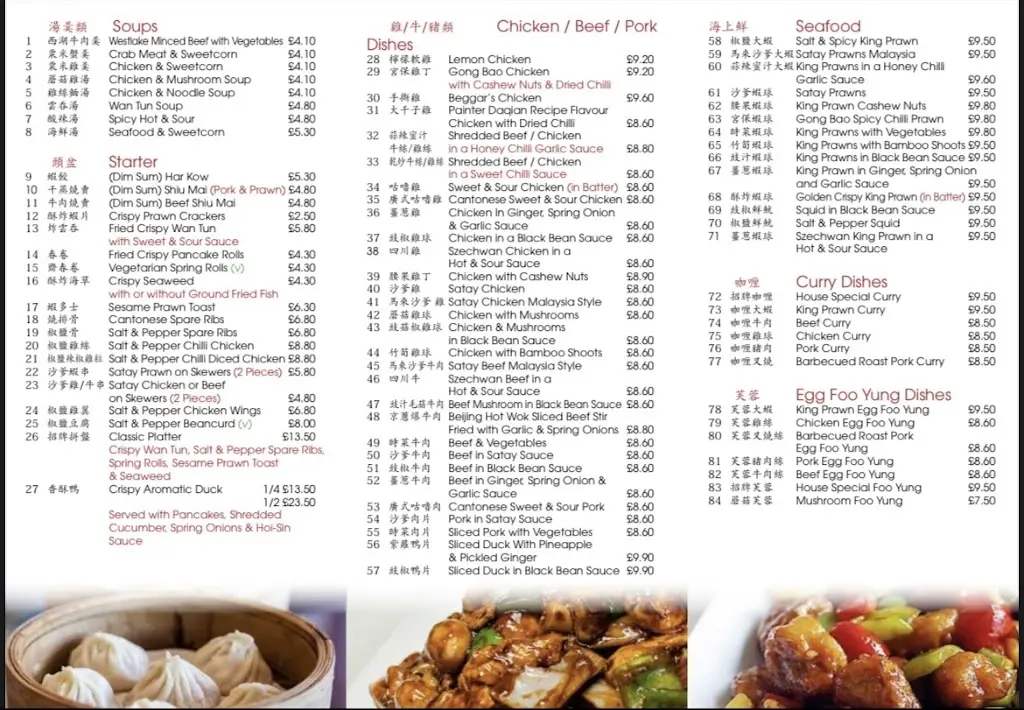 Menu_Yan's Restaurant_Alnwick_image_1