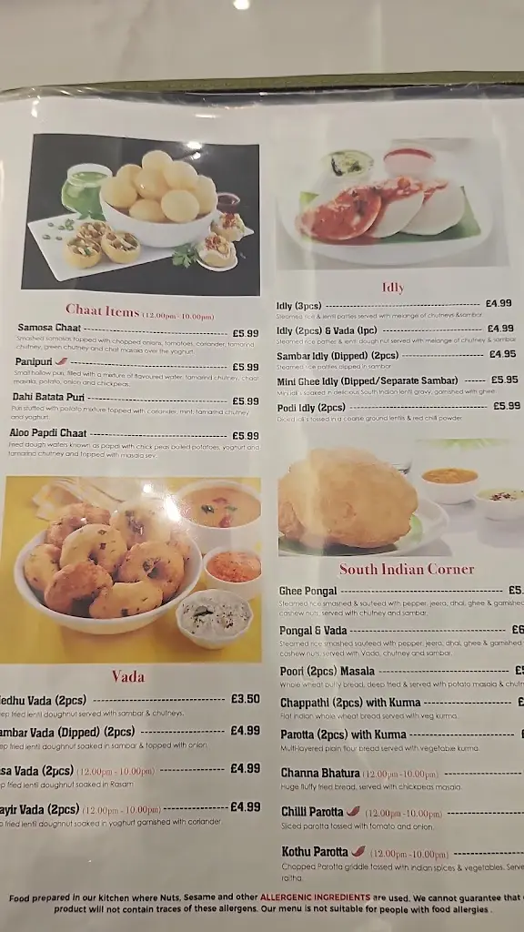 Menu_Vasantha Vilas - Surbiton_Surbiton_image_4