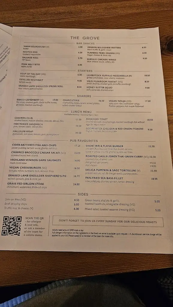 Menu_The Grove_Surbiton_image_1