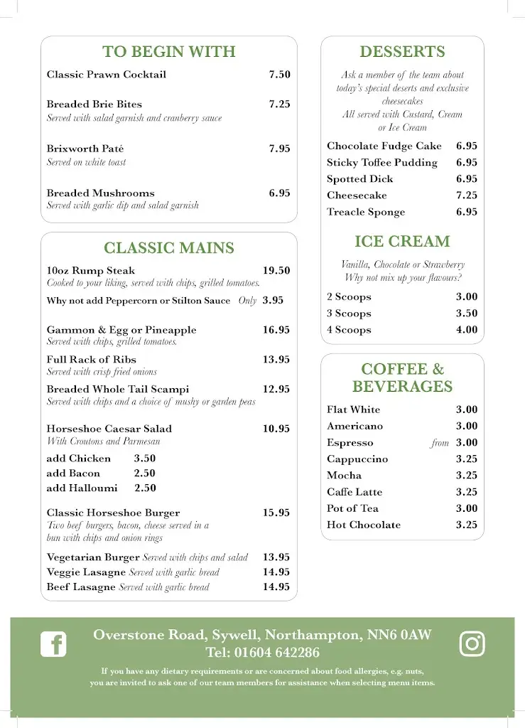 Menu_The Horseshoe Sywell_Sywell_image_1