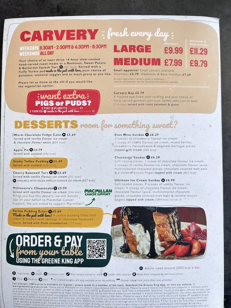 Menu_Overstone Manor_Sywell_image_2