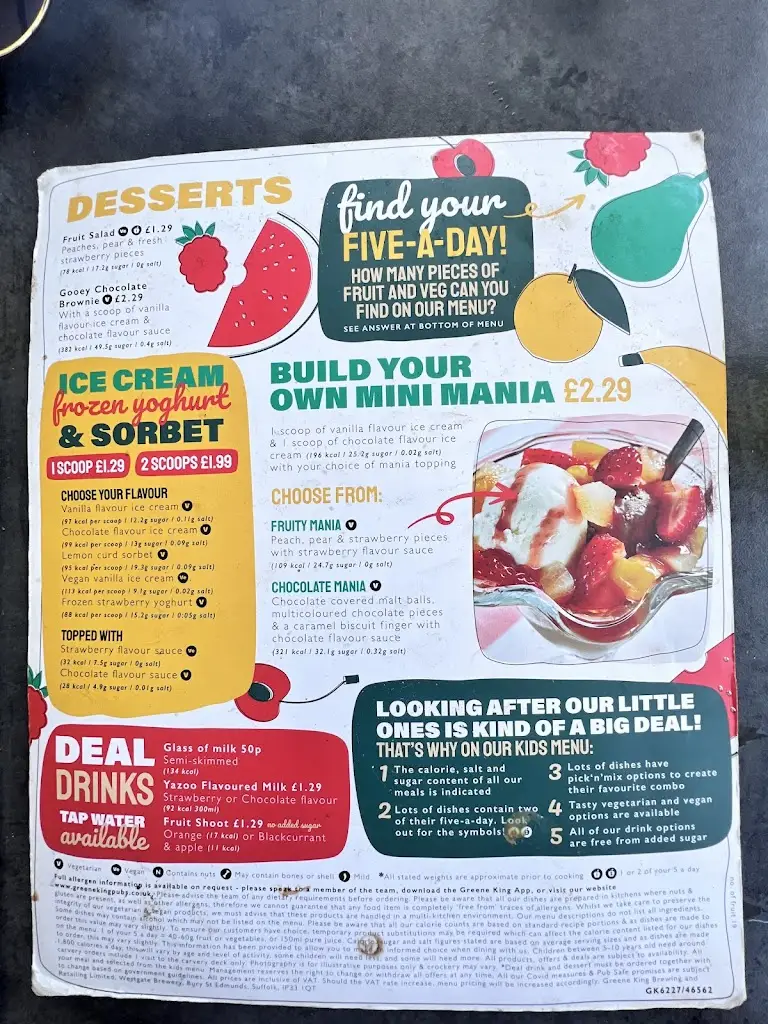 Menu_Overstone Manor_Sywell_image_4