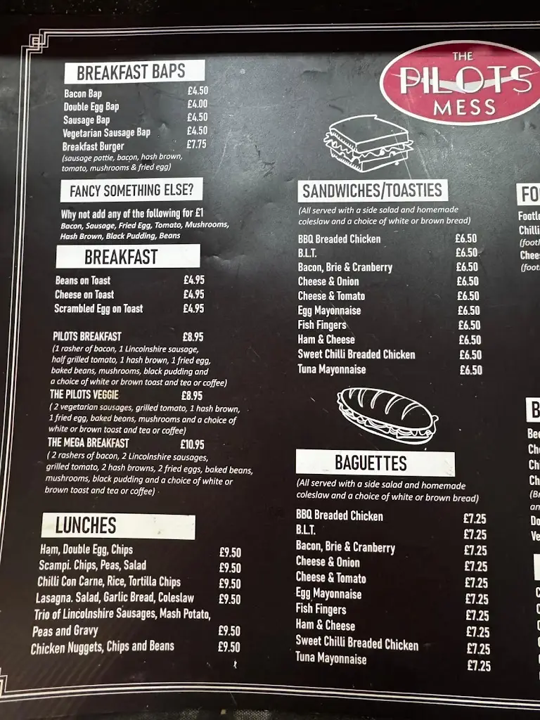 Menu_The Pilots Mess_Sywell_image_1