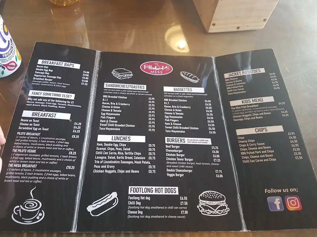 Menu_The Pilots Mess_Sywell_image_3