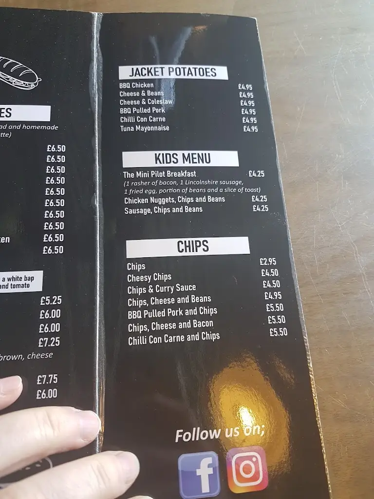 Menu_The Pilots Mess_Sywell_image_4