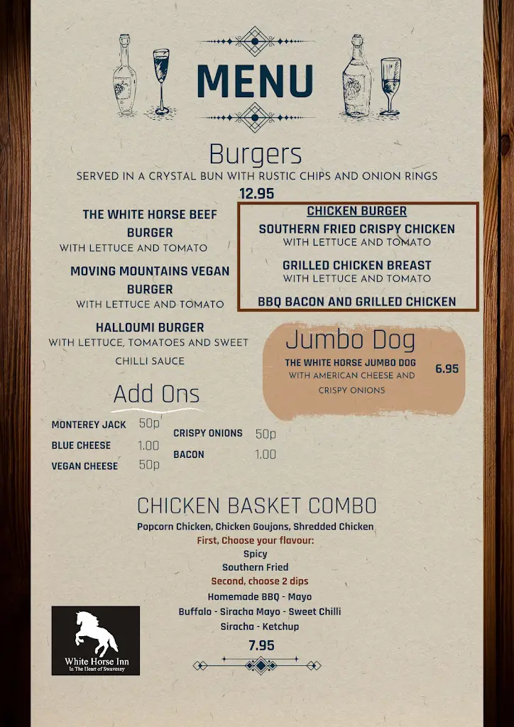 Menu_The White Horse Inn_Swavesey_image_3