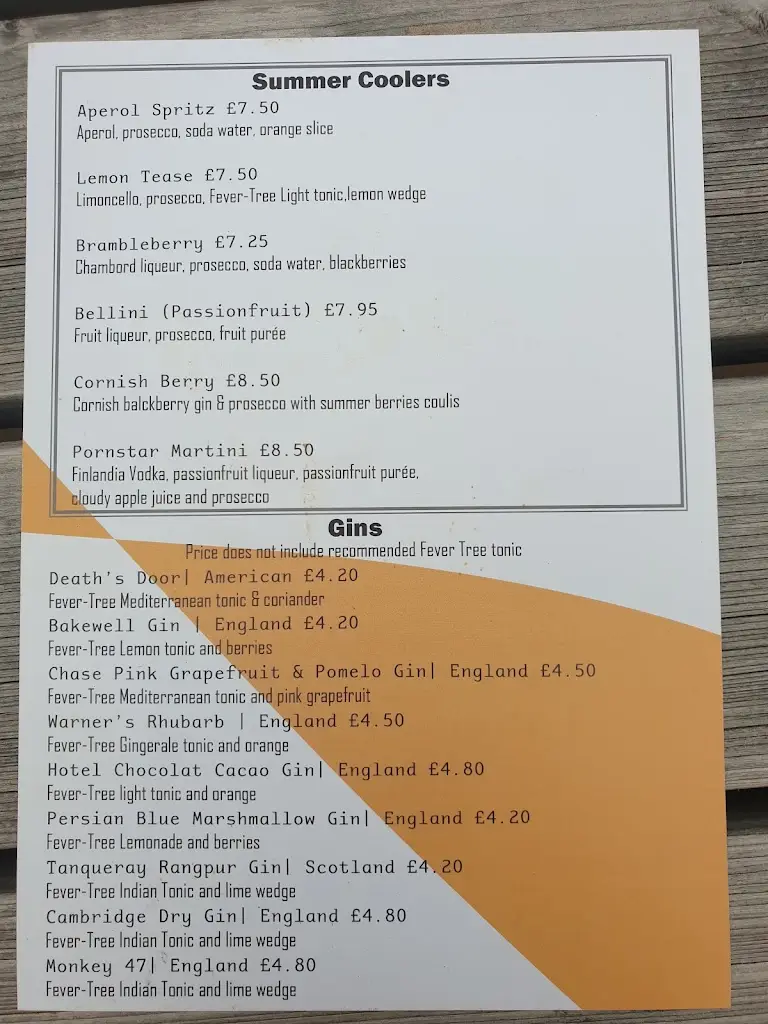 Menu_The Three Tuns, Cambridge_Swavesey_image_4