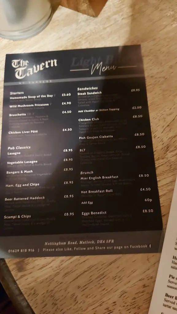 Menu_The Tavern_Tansley_image_3