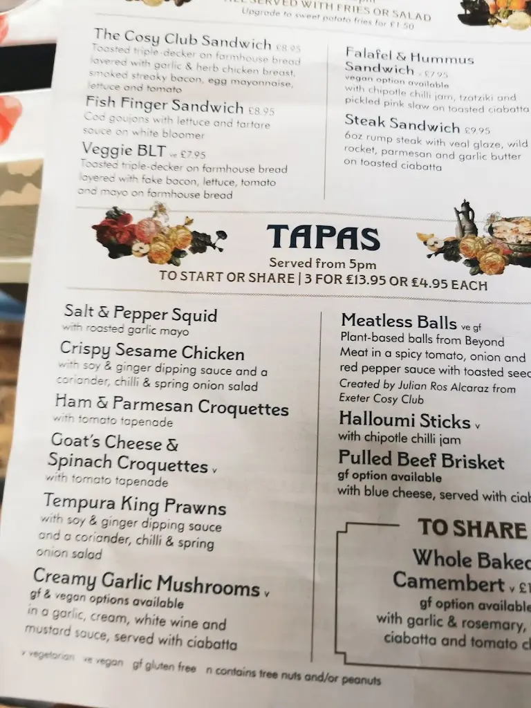 Menu_Cosy Club_Taunton_image_1