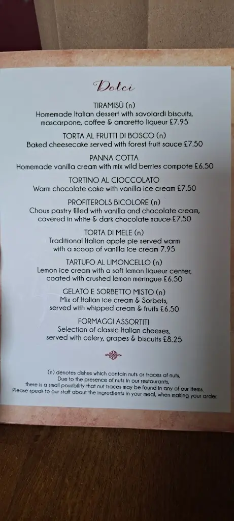 Menu_Romantica Italian Restaurant_Sutton Coldfield_image_3
