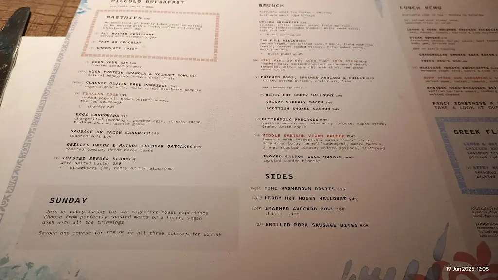 Menu_Willow Mere Green_Sutton Coldfield_image_1