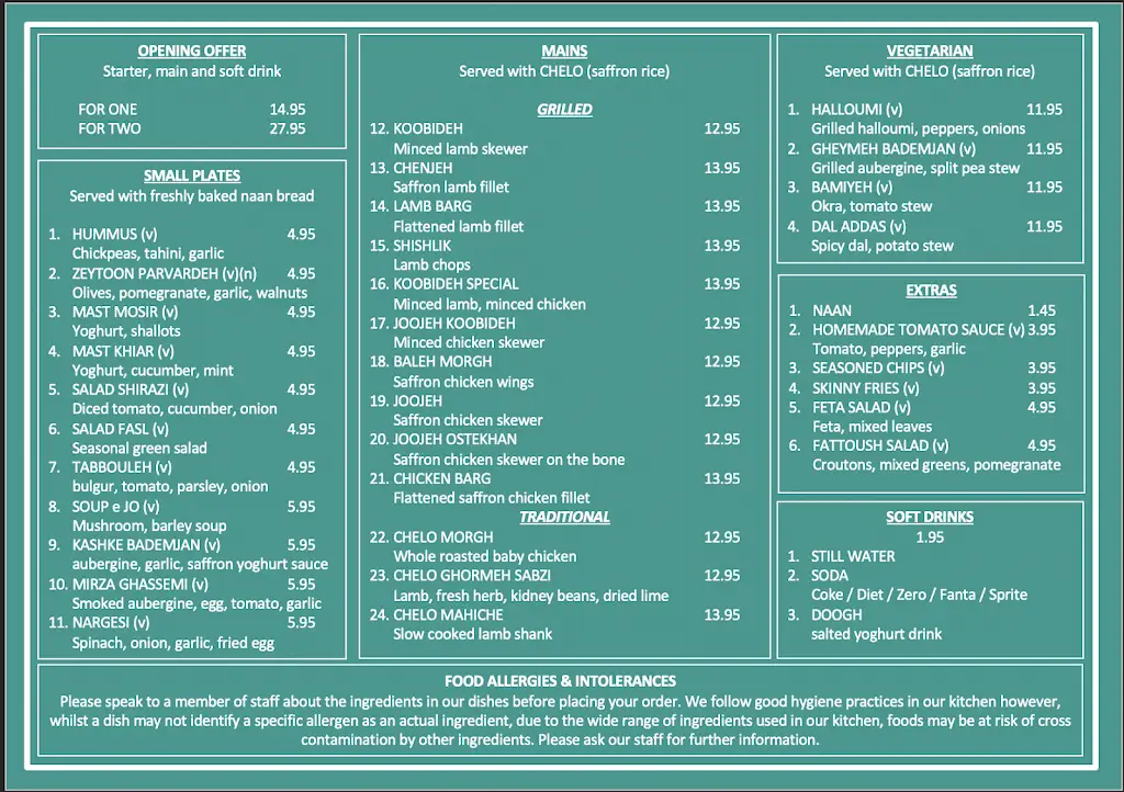 Menu_Chelo Persian Kitchen (Sutton Coldfield)_Sutton Coldfield_imagen_1