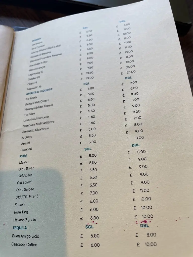 Menu_The Bracebridge_Sutton Coldfield_image_1