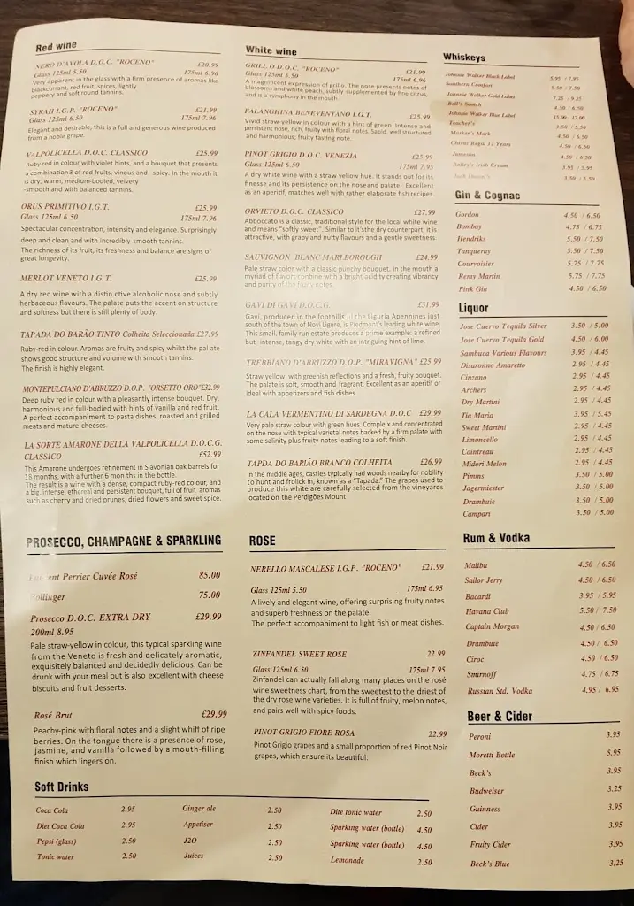 Menu_Basilico Italian Restaurant_Sutton Coldfield_image_3