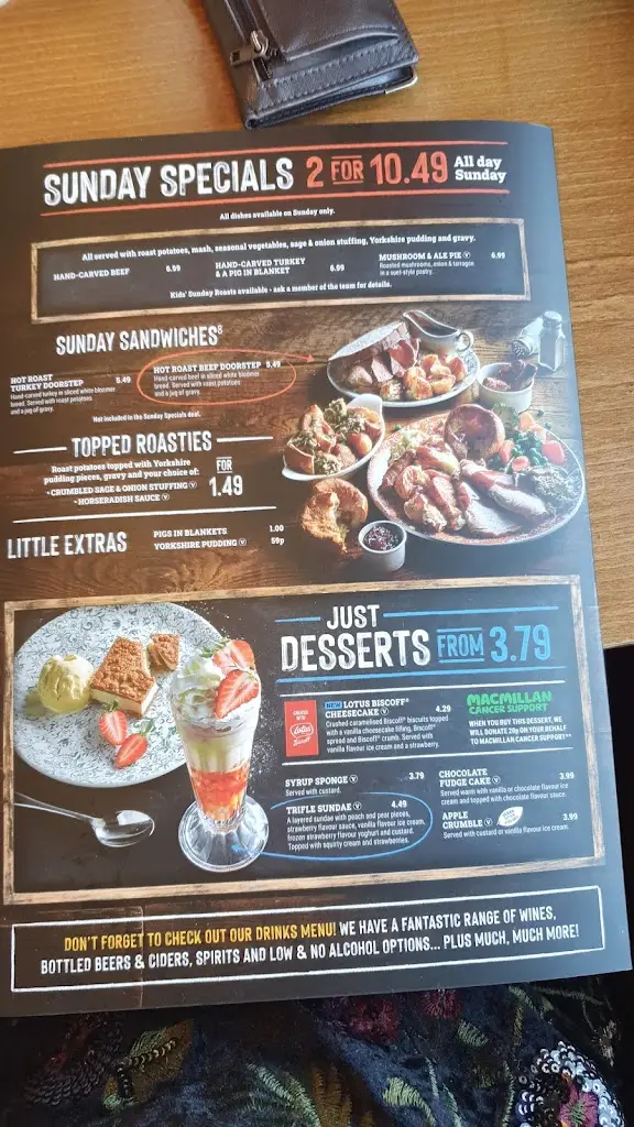 Menu_Lullingstone Castle_Swanley_immagine_3