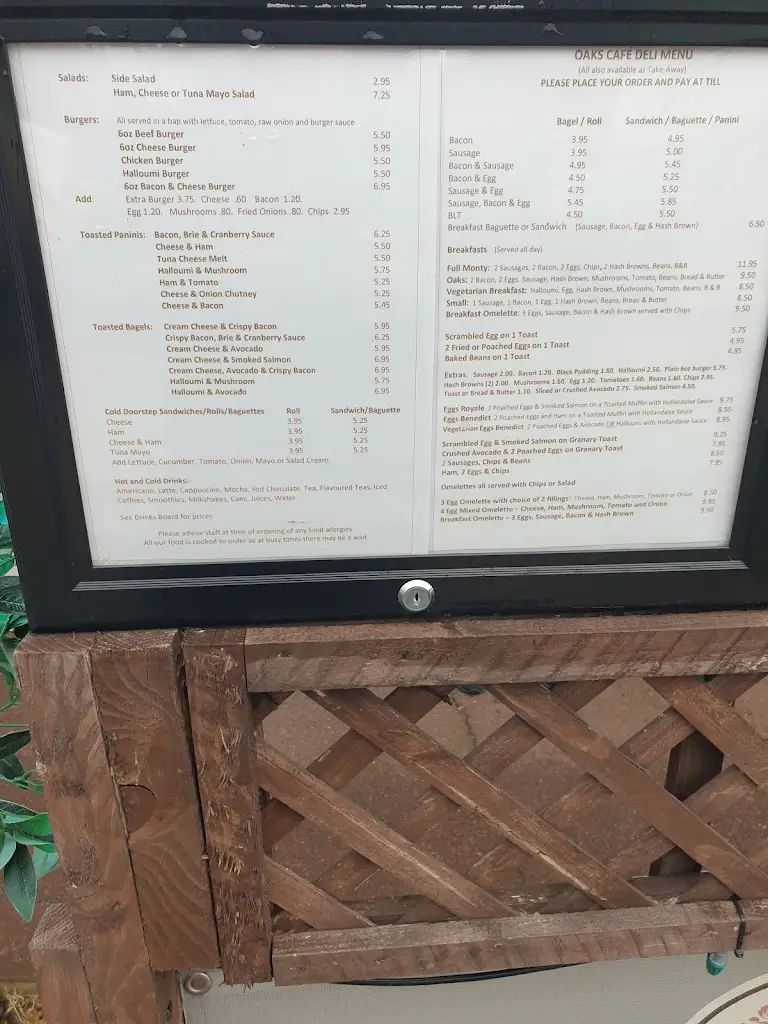 Menu_Oaks Cafe Deli_Swanley_image_4