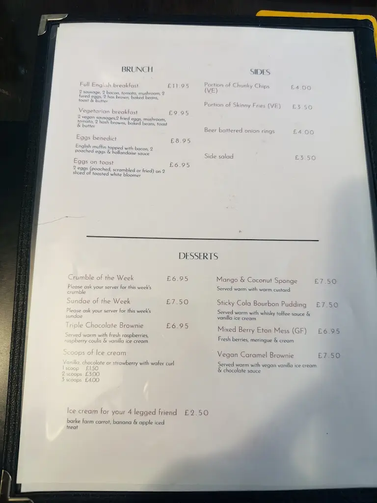 Menu_The Chequers_Swanley_image_3