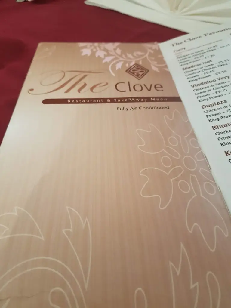 Menu_The Clove Tandoori_Swanley_image_1