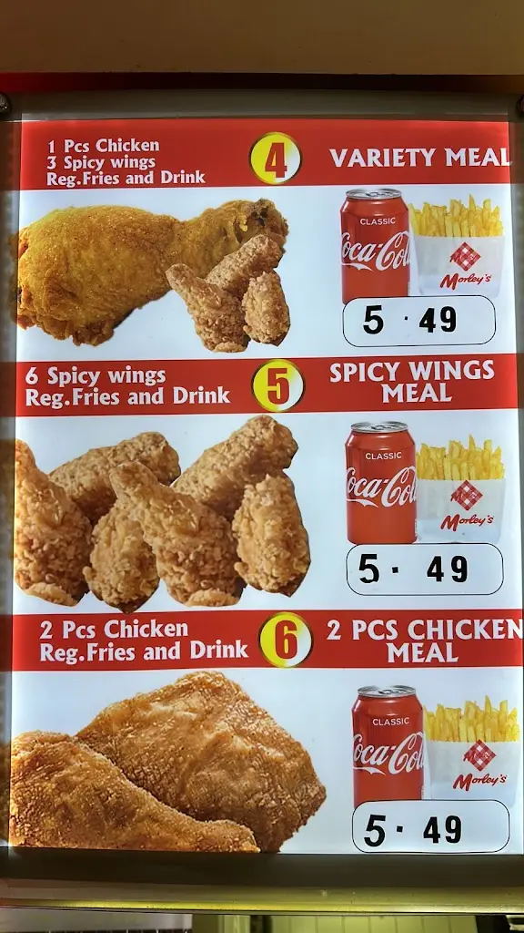 Menu_Morley's_Swanley_image_1