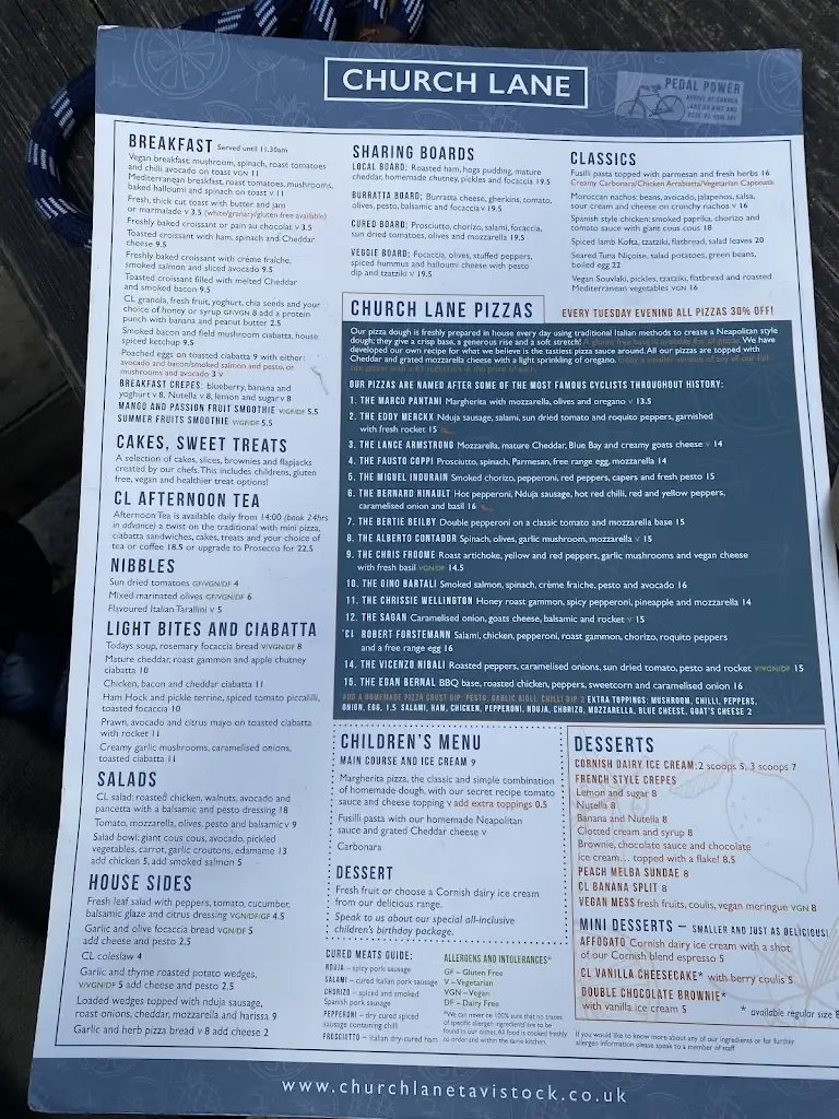 Menu_Church Lane_Tavistock_image_1