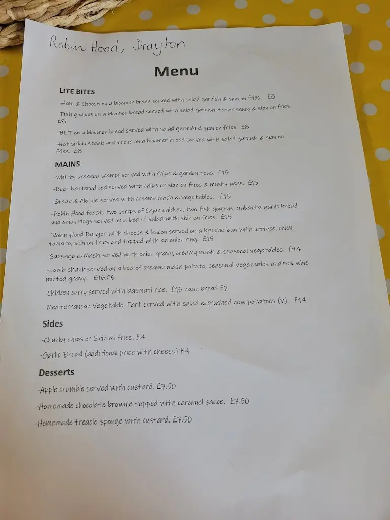 Menu_Robin Hood Inn_Belbroughton_image_3