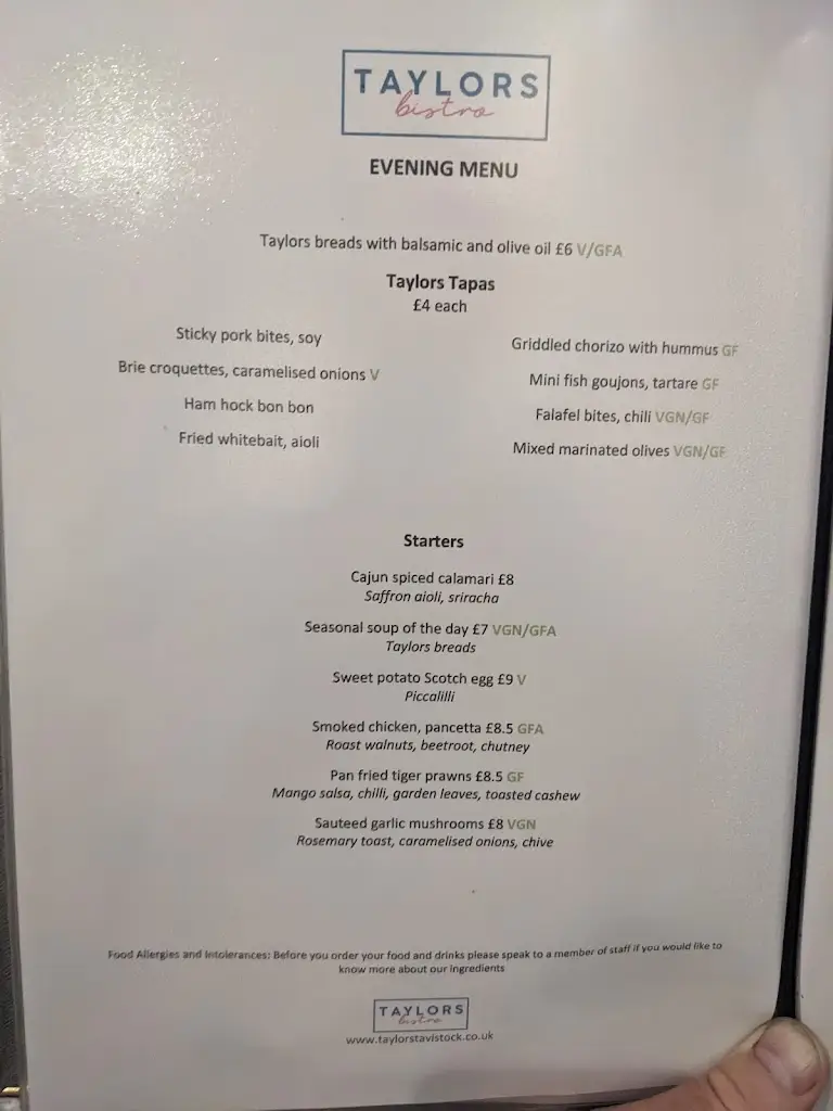 Menu_Taylors_Tavistock_image_3