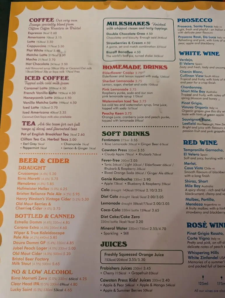 Menu_Novello Lounge_Telford_image_4