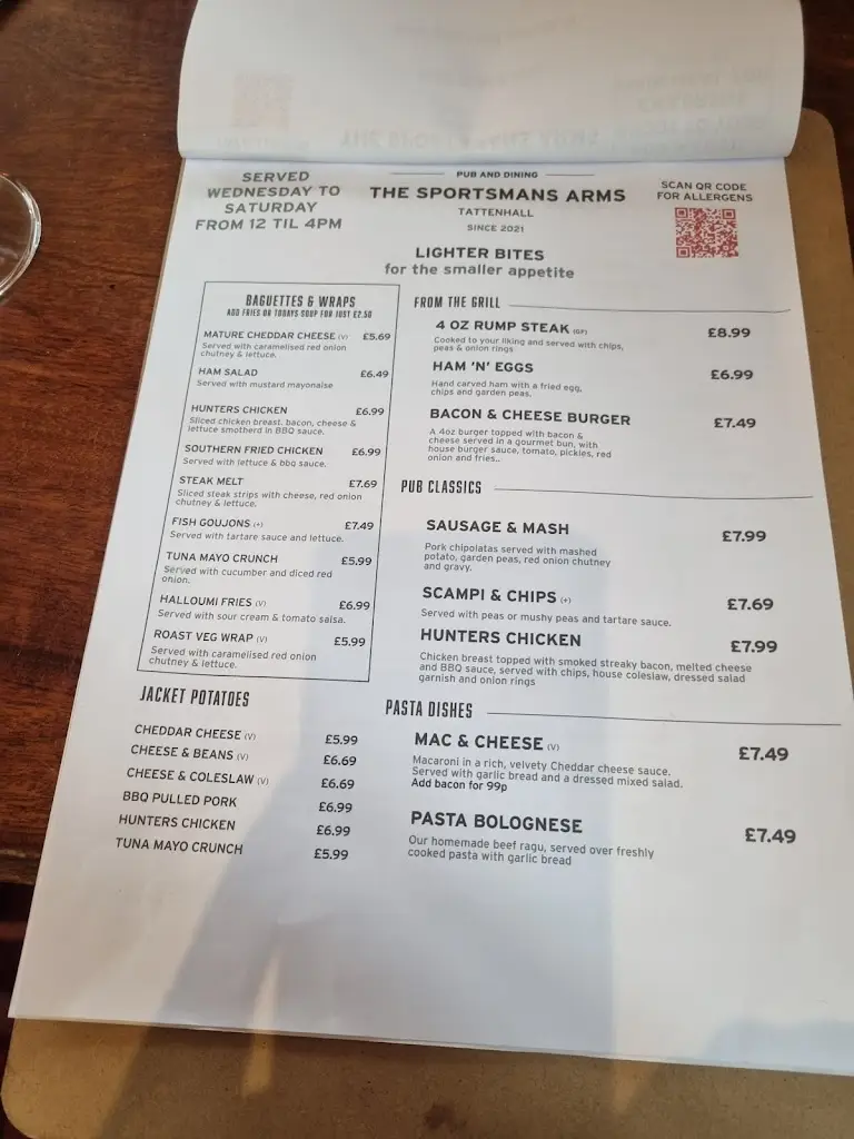Menu_The Sportsmans Arms_Tattenhall_image_1