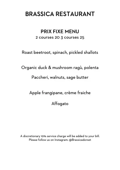 Menu_Brassica Restaurant_Beaminster_image_3