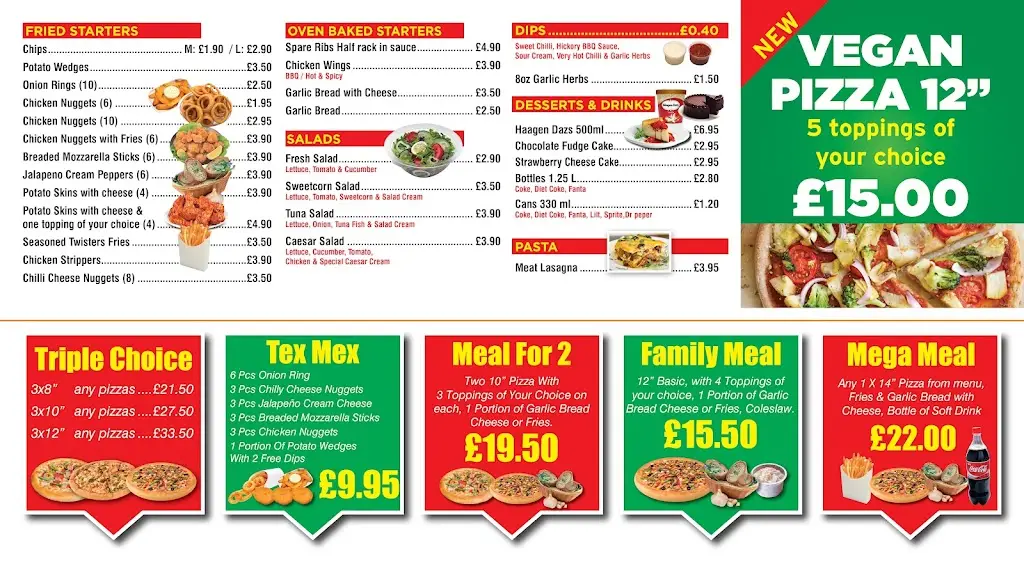 Menu_Roberto's Pizza_Syston_image_1